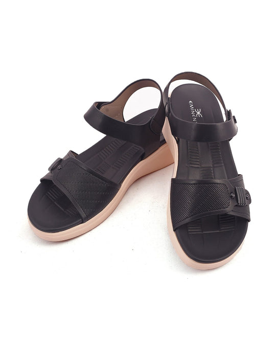Eminent Women's Softy Sandal - Black, Women Sandals, Eminent, Chase Value