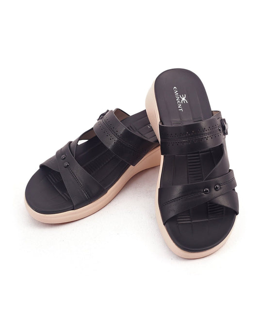 Eminent Women's Softy Slipper - Black, Women Slippers, Eminent, Chase Value