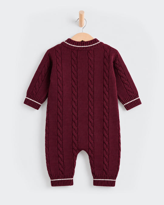 Newborn Boys Sweater Romper