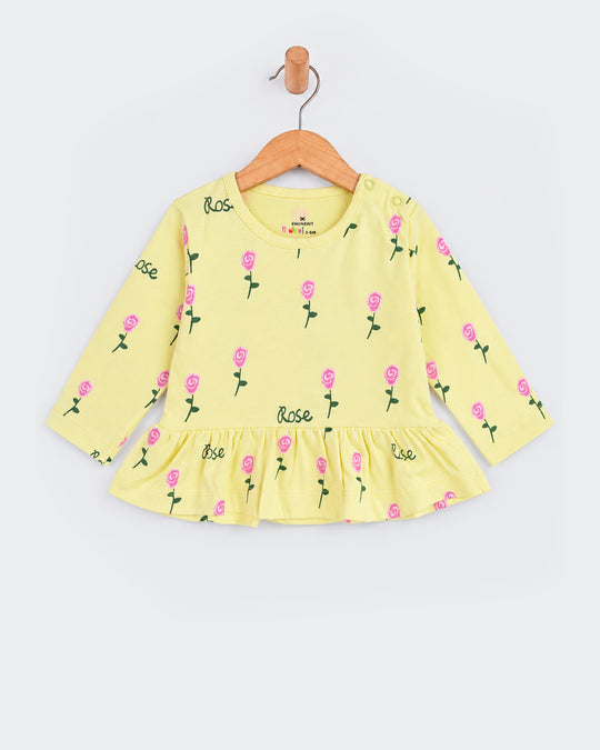 Newborn Girls Knitted T-Shirt