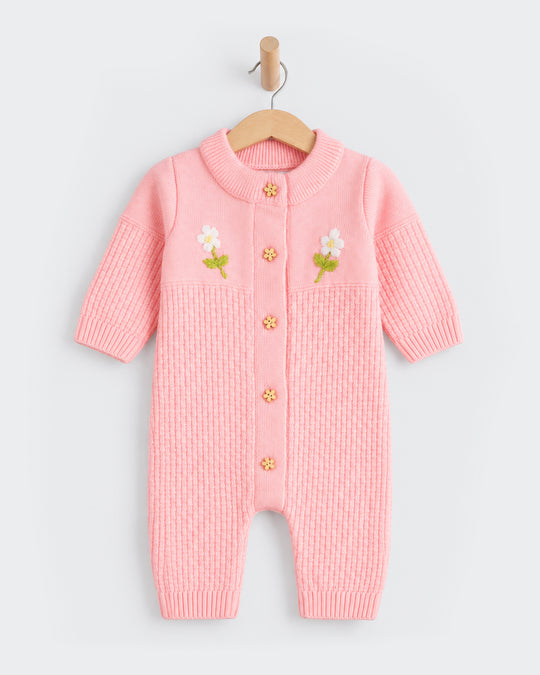 Newborn Girls Sweater Romper