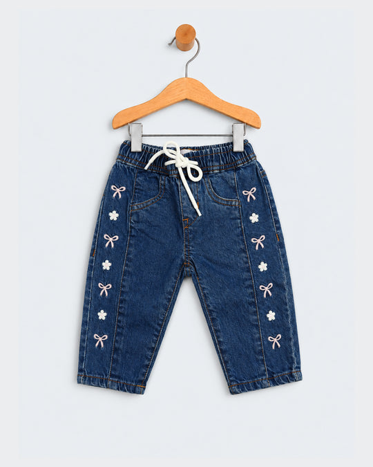 Newborn Girls Denim Pants