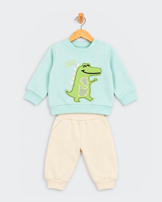 Newborn Boys Knitted Co-Ord Set