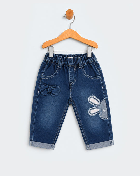 Newborn Girls Denim Pants