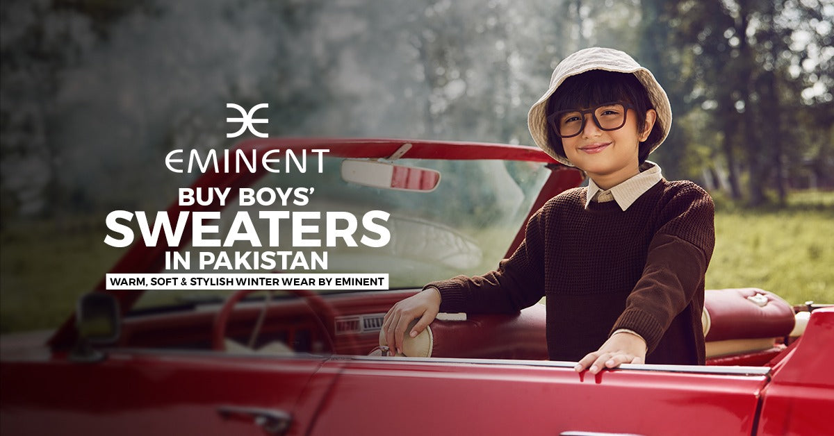 Buy Boys’ Sweaters in Pakistan – Warm, Soft & Stylish Winter Wear by Eminent