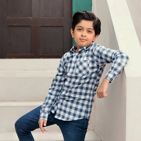 Eminent Boys Full Sleeves Casual Shirt - Purple, Boys Shirts, Eminent, Chase Value