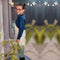 Eminent Girls Frock with Top - White & Blue, Girls Frocks, Eminent, Chase Value