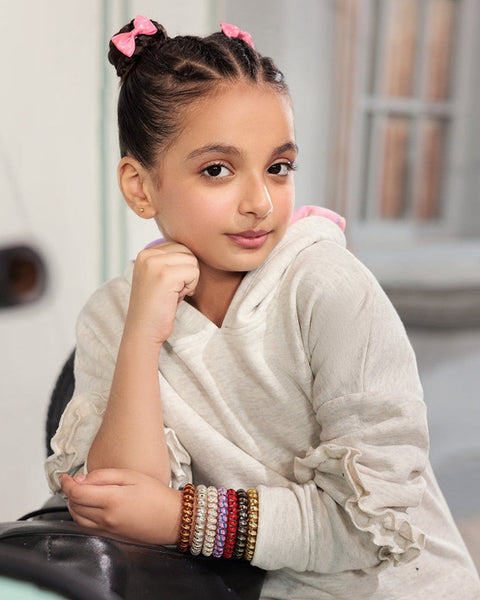 Eminent Girls Hoodie Jacket - Oatmeal, Girls Jackets, Eminent, Chase Value