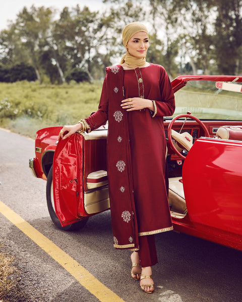 Eminent Women's Luxury Fancy 3Pcs Suit