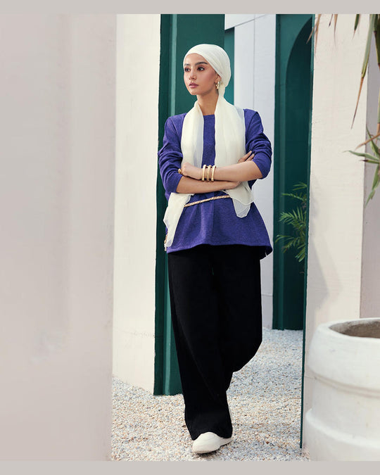 Eminent Women's Texture Top - Purple, Women T-Shirts & Tops, Eminent, Chase Value