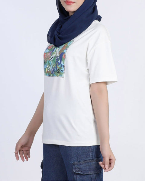 Women's Half Sleeves Printed T-Shirt