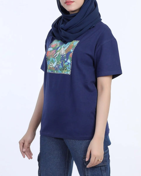 Women's Half Sleeves Printed T-Shirt