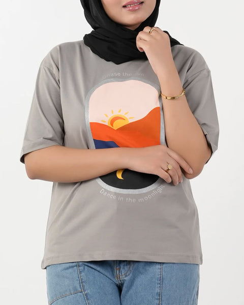 Women's Half Sleeves Printed T-Shirt