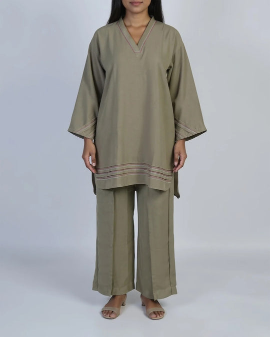 Women's Dyed 2PCS Suit