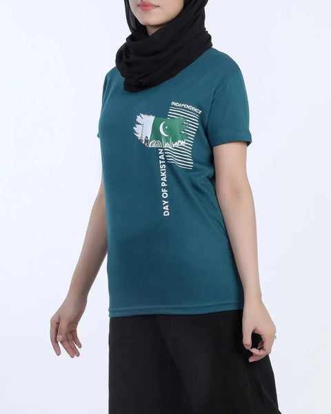 Women's Printed Half Sleeves T-Shirt