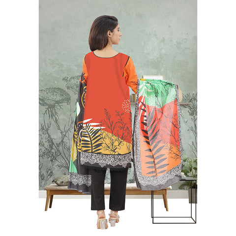 Eminent Digital Printed 2Pcs Unstitched Suit With Lawn Dupatta  - 1, Women, 2Pcs Shalwar Suit, Eminent, Chase Value