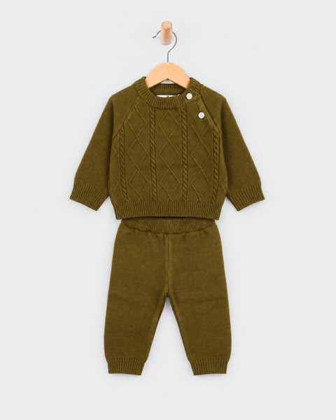 Newborn Boys Sweater Suit