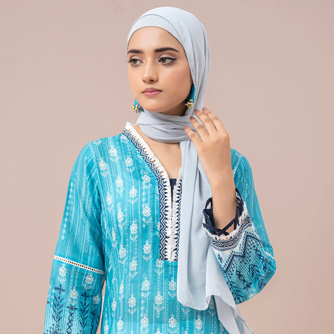 Eminent Printed Digital Lawn With Chiffon Dupatta Unstitched 3Pcs Suit - ES24LP3P15, Women, 3Pcs Shalwar Suit, Eminent, Chase Value