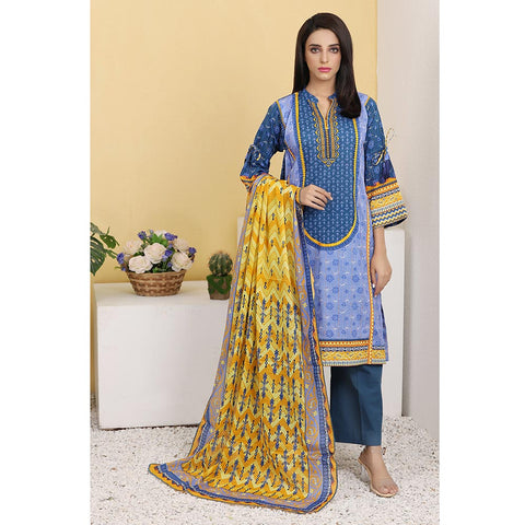 Eminent Digital Lawn 3 Pcs Un-Stitched Suit - 2, Women, 3Pcs Shalwar Suit, Eminent, Chase Value