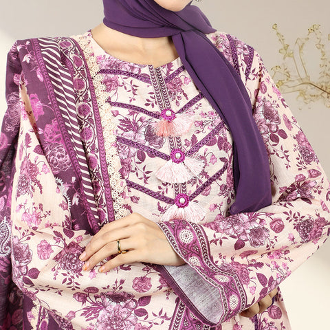 Eminent Women's Un-Stitched 3pcs Suit - 11, Women, 3Pcs Shalwar Suit, Eminent, Chase Value