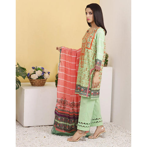 Eminent Digital Lawn 3 Pcs Un-Stitched Suit - 8, Women, 3Pcs Shalwar Suit, Eminent, Chase Value