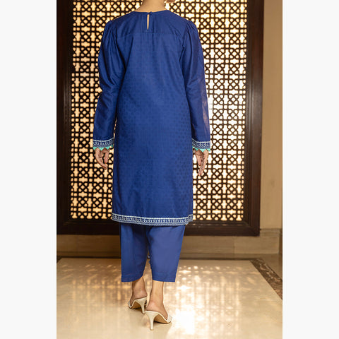 Eminent Women's Embroidered Jacquard 2Pcs Suit - 07