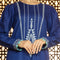 Eminent Women's Embroidered Jacquard 2Pcs Suit - 07