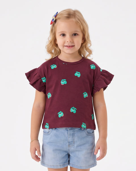 Girls' Half Sleeves T-Shirt