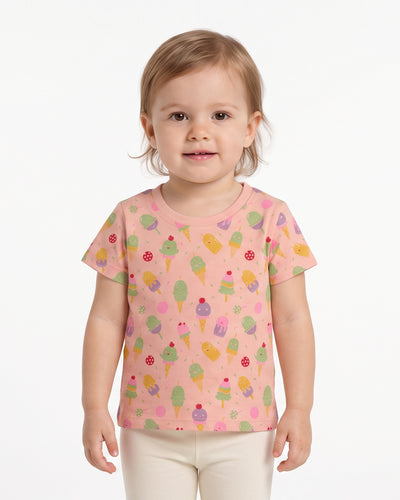 Girls' Half Sleeves T-Shirt