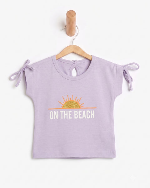 Newborn Girls' Half Sleeves T shirt