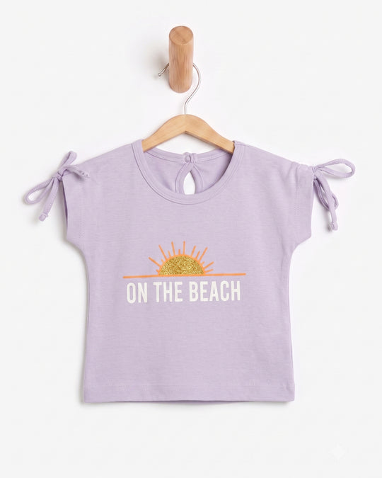 Newborn Girls' Half Sleeves T shirt