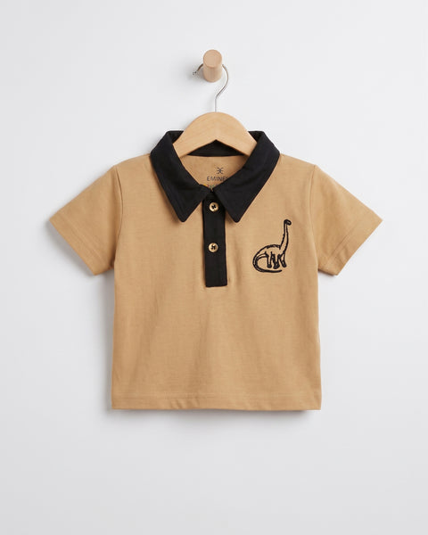 Newborn Boys Pique Polo T-Shirt