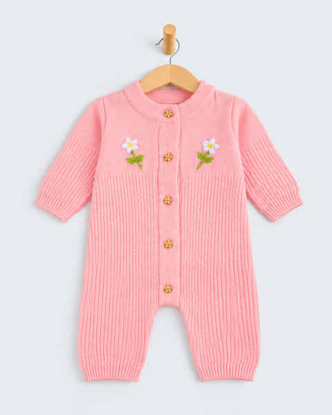 Newborn Girls Sweater Romper