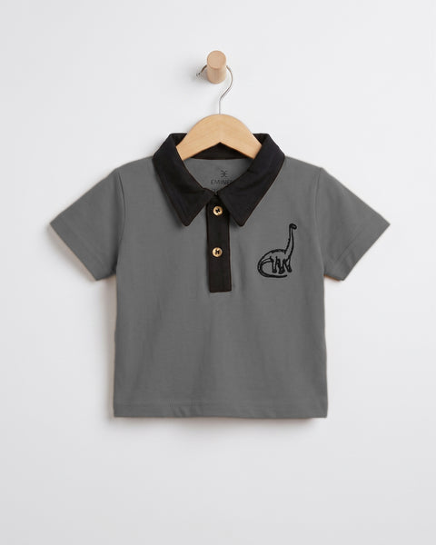 Newborn Boys Pique Polo T-Shirt