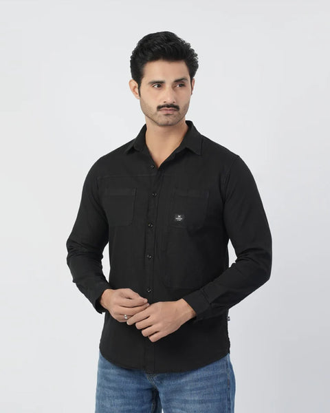 Twill Textured Casual Shirt