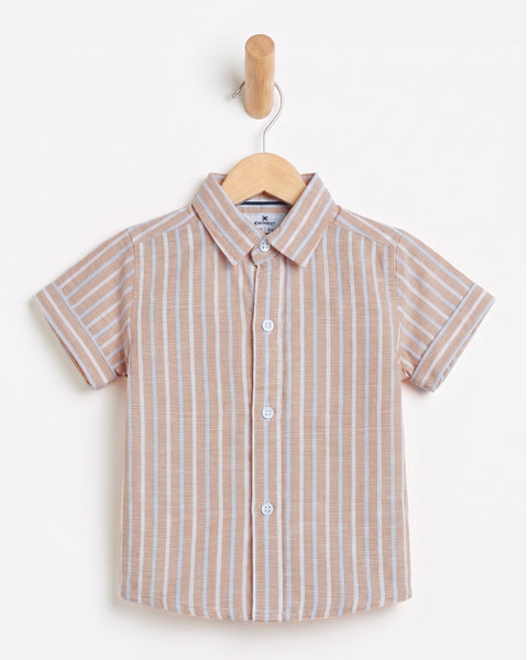 Newborn Boys Casual Half Sleeves Shirt