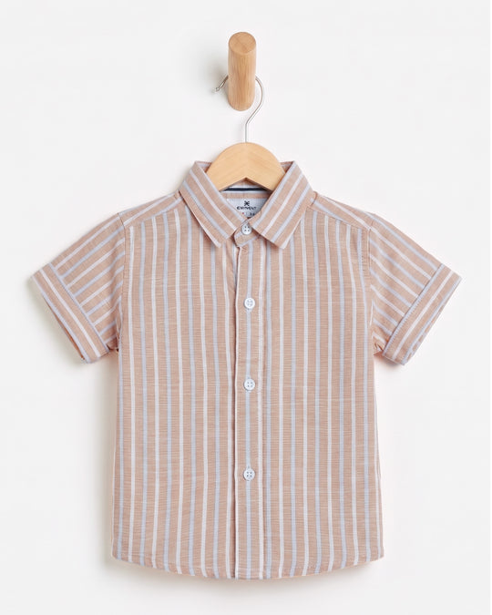 Newborn Boys Casual Half Sleeves Shirt