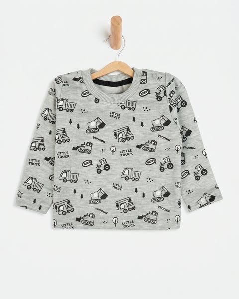 Newborn Boys Full Sleeves T-Shirt