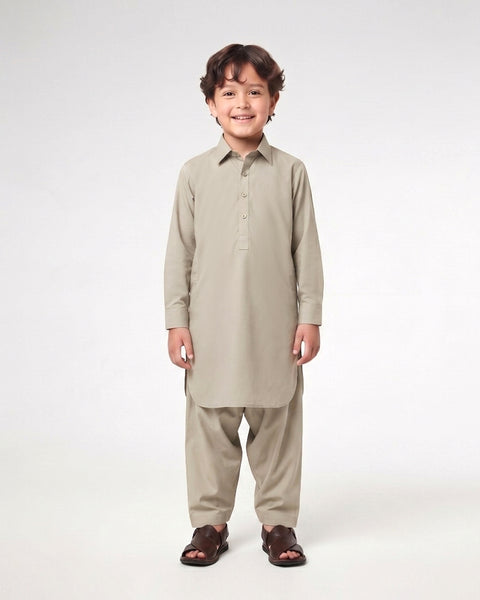 Boys' Plain Shalwar Kameez