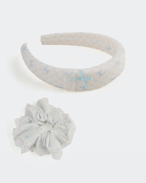Girls' Hair Band & Scrunches Pony