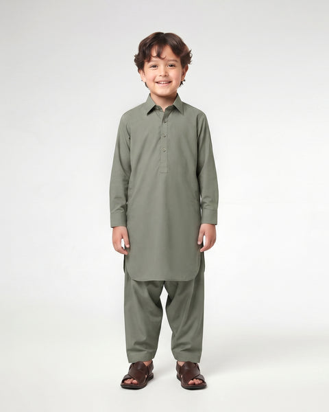 Boys' Plain Shalwar Kameez