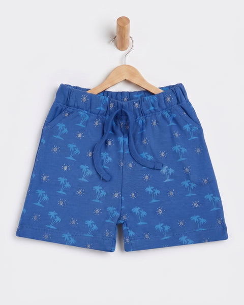Newborn Boys Interlock Shorts