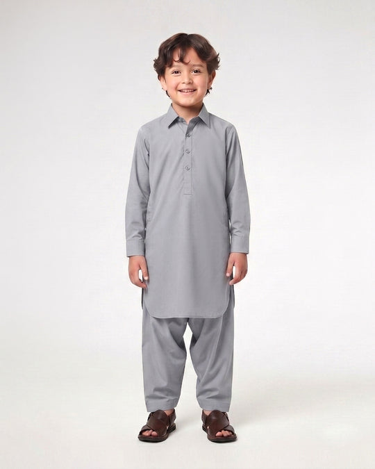 Boys' Plain Shalwar Kameez