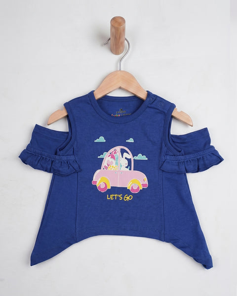 Newborn Girls' Interlock T-Shirt