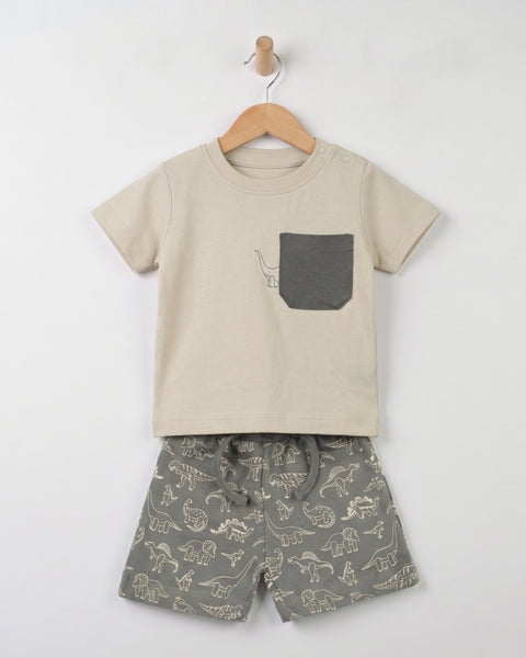 Newborn Boys Interlock Co-Ord Set