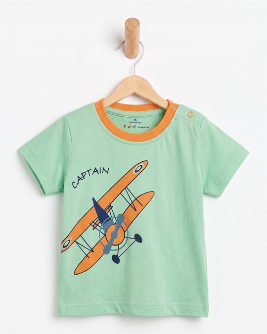 Newborn Boys Single Jersey T-Shirt