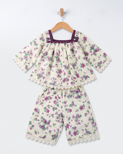 Newborn Girls' Fusion Printed 2pc Suit