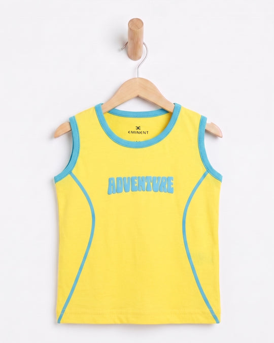 Newborn Boys Single Jersey Sando