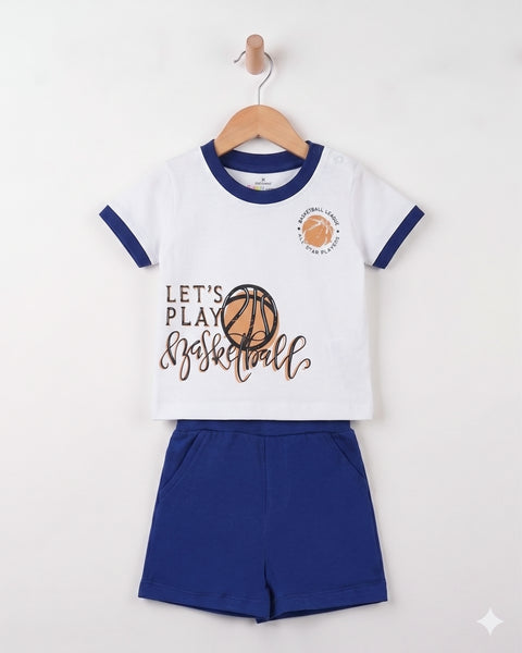 Newborn Boys Single Jersey Co-Ord Set