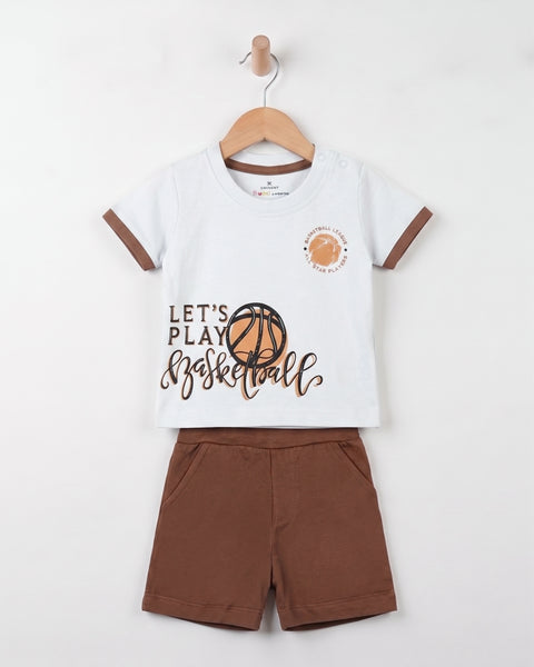 Newborn Boys Single Jersey Co-Ord Set